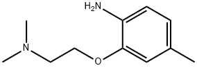 2-[2-(DIMETHYLAMINO)ETHOXY]-4-METHYLANILINE Struktur