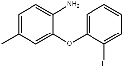 2-(2-FLUOROPHENOXY)-4-METHYLANILINE Struktur