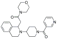 1-(2-MORPHOLIN-4-YL-2-OXOETHYL)-2-[1-(PYRIDIN-3-YLCARBONYL)PIPERIDIN-4-YL]-1,2,3,4-TETRAHYDROISOQUINOLINE Struktur