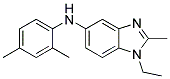 (2,4-DIMETHYL-PHENYL)-(1-ETHYL-2-METHYL-1H-BENZOIMIDAZOL-5-YL)-AMINE Struktur