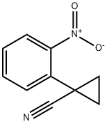 1-(2-NITRO-PHENYL)-CYCLOPROPANECARBONITRILE Struktur