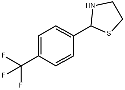 2-[4-(TRIFLUOROMETHYL)PHENYL]-1,3-THIAZOLANE Struktur