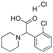 (2-CHLORO-PHENYL)-PIPERIDIN-1-YL-ACETIC ACID HYDROCHLORIDE Struktur