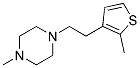 1-METHYL-4-[2-(2-METHYL-THIOPHEN-3-YL)-ETHYL]-PIPERAZINE Struktur