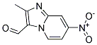 2-METHYL-7-NITRO-IMIDAZO[1,2-A]PYRIDINE-3-CARBALDEHYDE Struktur