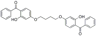 1,4-Bis(4-Benzoyl-3-Hydroxy-Phenoxy)Butane Struktur