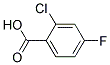 2-Chloro-4-Fluorbenzoic acid Struktur