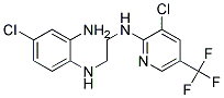 2-[3-Chloro-5-(trifluoromethyl)pyridin-2-ylaminoethyl]amino-5-chloroaniline Struktur