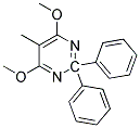 2,2-Diphenylmethyl-4,6-dimethoxypyrimidine Struktur