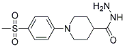 1-[4-(Methylsulphonyl)phenyl]piperidine-4-carbohydrazide Struktur