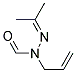 1-Formyl-1-allyl-2-isopropylidene hydrazine Struktur