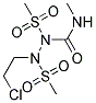 1,2-BIS(METHYLSULFONYL)-1-(2-CHLOROETHYL)-2-(METHYLAMINO)CARBONYLHYDRAZINE Struktur