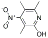 2-Hydroxy Methyl-4-Nitro-3,5-Dimethyl Pyridine Struktur