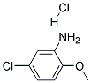 2-Methoxy-5-chloroanilinehydrochloride Struktur