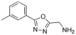 1-[5-(3-methylphenyl)-1,3,4-oxadiazol-2-yl]methanamine Struktur