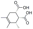 (1A,2A,3A)-3,4,5-TRIMETHYL-4-CYCLOHEXENE-1,2-DICARBOXYLICACID Struktur