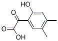 (2-HYDROXY-4,5-DIMETHYLPHENYL)GLYOXYLICACID Struktur