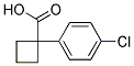 1-(P-CHLOROPHENYL)-1-CYCLOBUTANECARBOXYLICACID Struktur