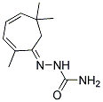 2,6,6-TRIMETHYL-2,4-CYCLOHEPTADIEN-1-ONESEMICARBAZONE Struktur