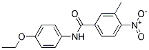 2-ETHOXY-5-(3-METHYL-4-NITRO-BENZOYLAMINO)-BENZENE Struktur