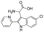 2-AMINO-2-(5-CHLORO-2-(PYRIDIN-2-YL)-1H-INDOL-3-YL)ACETIC ACID Struktur