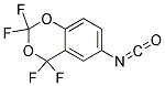 2,3-DIHYDRO-6-ISOCYANATO-2,2,4,4-TETRAFLUORO-1,3-BENZODIOXINE Struktur