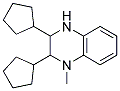 2,3-DICYCLOPENTYL-1,2,3,4-TETRAHYDRO-1-METHYLQUINOXALINE Struktur