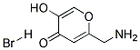 2-(AMINOMETHYL)-5-HYDROXY-4H-PYRAN-4-ONE HYDROBROMIDE Struktur