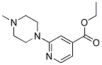 2-(4-METHYL-1-PIPERAZINYL)-4-PYRIDINECARBOXYLIC ACID ETHYL ESTER Struktur