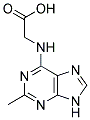 2-(2-METHYL-9H-PURIN-6-YLAMINO)ACETIC ACID Struktur