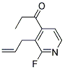 1-[2-FLUORO-3-(2-PROPENYL)-4-PYRIDINYL]-1-PROPANONE Struktur