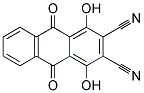 1,4-DIHYDROXY-2,3-DICYANOANTHRAQUINONE Struktur