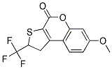 1,2-DIHYDRO-7-METHOXY-2-TRIFLUOROMETHYL-4H-THIENO-[2,3-C]-CHROMEN-4-ONE Struktur