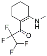 1-(N-METHYLAMINO)-2-(2,2,3,3-TERAFLUOROPROPANOYL)-CYCLOHEX-1-ENE Struktur