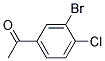 1-(3-BROMO-4-CHLOROPHENYL)ETHANONE Struktur