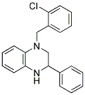 1-(2-CHLOROBENZYL)-1,2,3,4-TETRAHYDRO-3-PHENYLQUINOXALINE Struktur