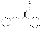 1-PHENYL-3-PYRROLIDINOPROPAN-1-ONE-HYDROCHLORIDE Struktur