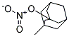 1-METHYL-3-(NITROOXY)ADAMANTANE, TECH Struktur