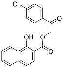 2-(4-CHLOROPHENYL)-2-OXOETHYL 1-HYDROXY-2-NAPHTHOATE, TECH Struktur