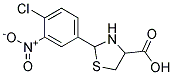 2-(4-CHLORO-3-NITROPHENYL)-1,3-THIAZOLANE-4-CARBOXYLIC ACID, TECH Struktur