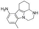 10-METHYL-2,3,3A,4,5,6-HEXAHYDRO-1H-PYRAZINO-[3,2,1-JK]CARBAZOL-7-YLAMINE Struktur