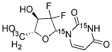 2',2'-DIFLUORO-2'-DEOXYURIDINE 13C, 15N2 Struktur