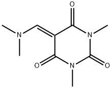 1,3-DIMETHYL-5-[(DIMETHYLAMINO)METHYLENE]2,4,6-(1H,3H,5H)-TRIOXOPRYIMIDINE Struktur