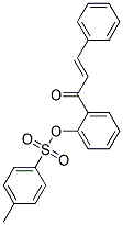 2-CINNAMOYLPHENYL 4-METHYLBENZENE-1-SULPHONATE Struktur