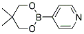 2-(4-PYRIDYL)-5,5-DIMETHYL-1,3,2-DIOXABORINANE Struktur