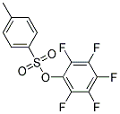 2,3,4,5,6-PENTAFLUOROPHENYL 4-METHYLBENZENESULPHONATE Struktur