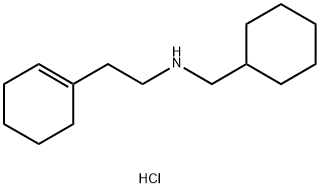 2-(1-CYCLOHEXEN-1-YL)-N-(CYCLOHEXYLMETHYL)-1-ETHANAMINE HYDROCHLORIDE Struktur