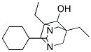 2-CYCLOHEXYL-5,7-DIETHYL-1,3-DIAZATRICYCLO[3.3.1.1(3,7)]DECAN-6-OL Struktur