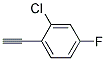 2-CHLORO-1-ETHYNYL-4-FLUORO-BENZENE Struktur