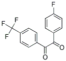 1-(4-FLUORO-PHENYL)-2-(4-TRIFLUOROMETHYL-PHENYL)-ETHANE-1,2-DIONE Struktur